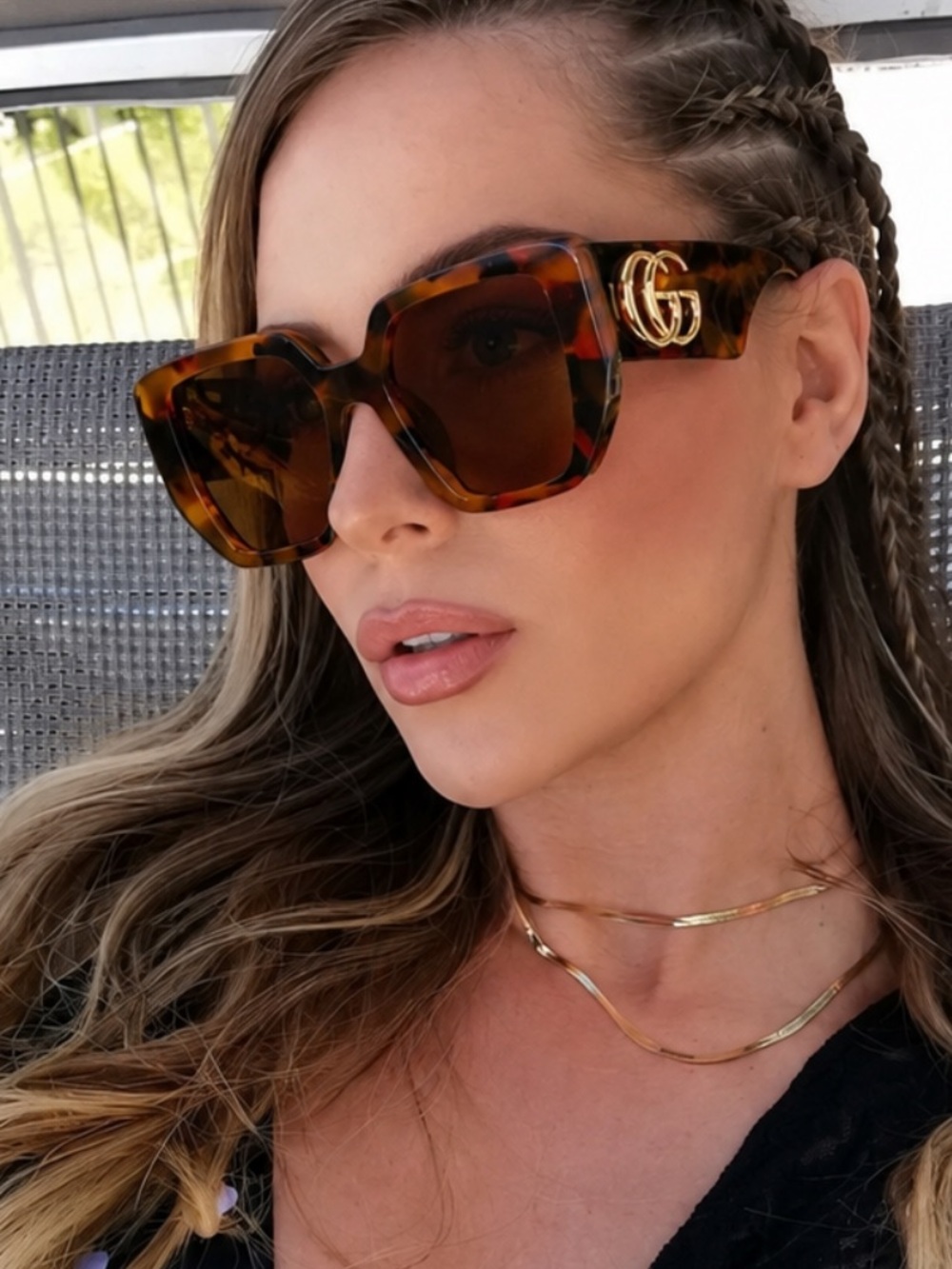 Excluded Gucci Sunglasses, New 395